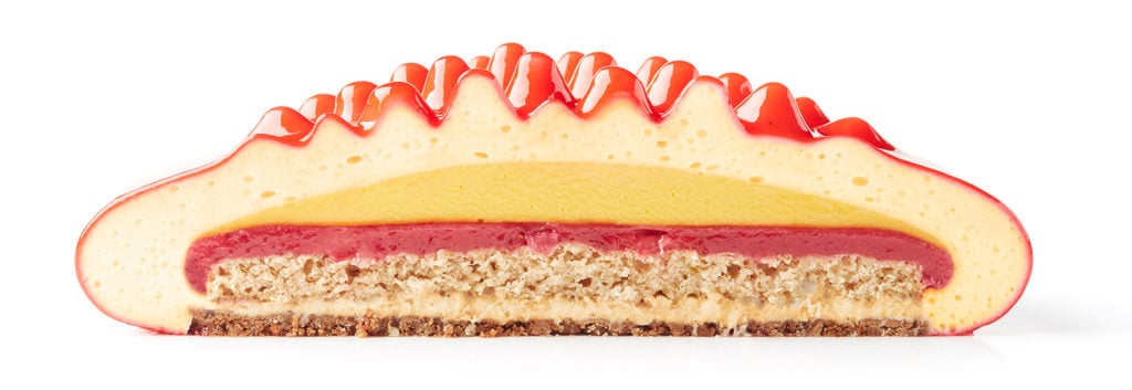 Entremet Ferro pastel vegano